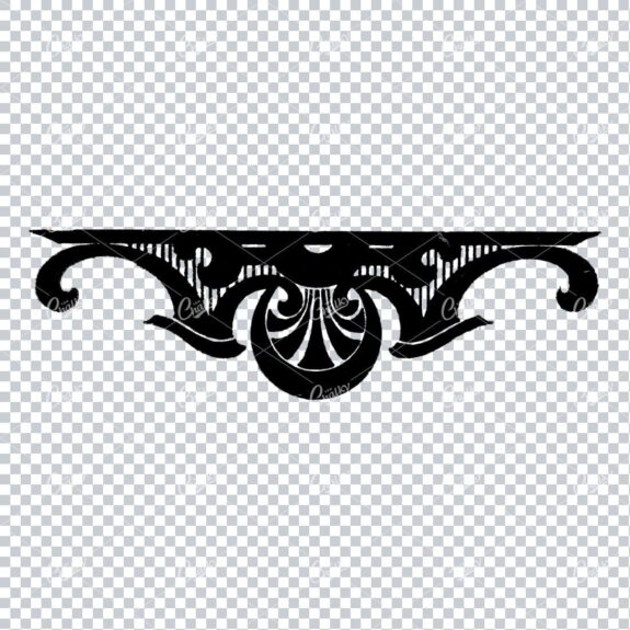 Handcrafted Vintage Border Design Element No.12
