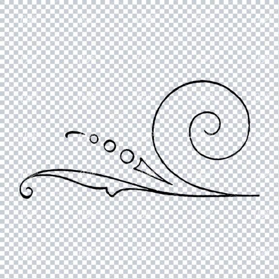 Handcrafted Vintage Border Design Element No.14