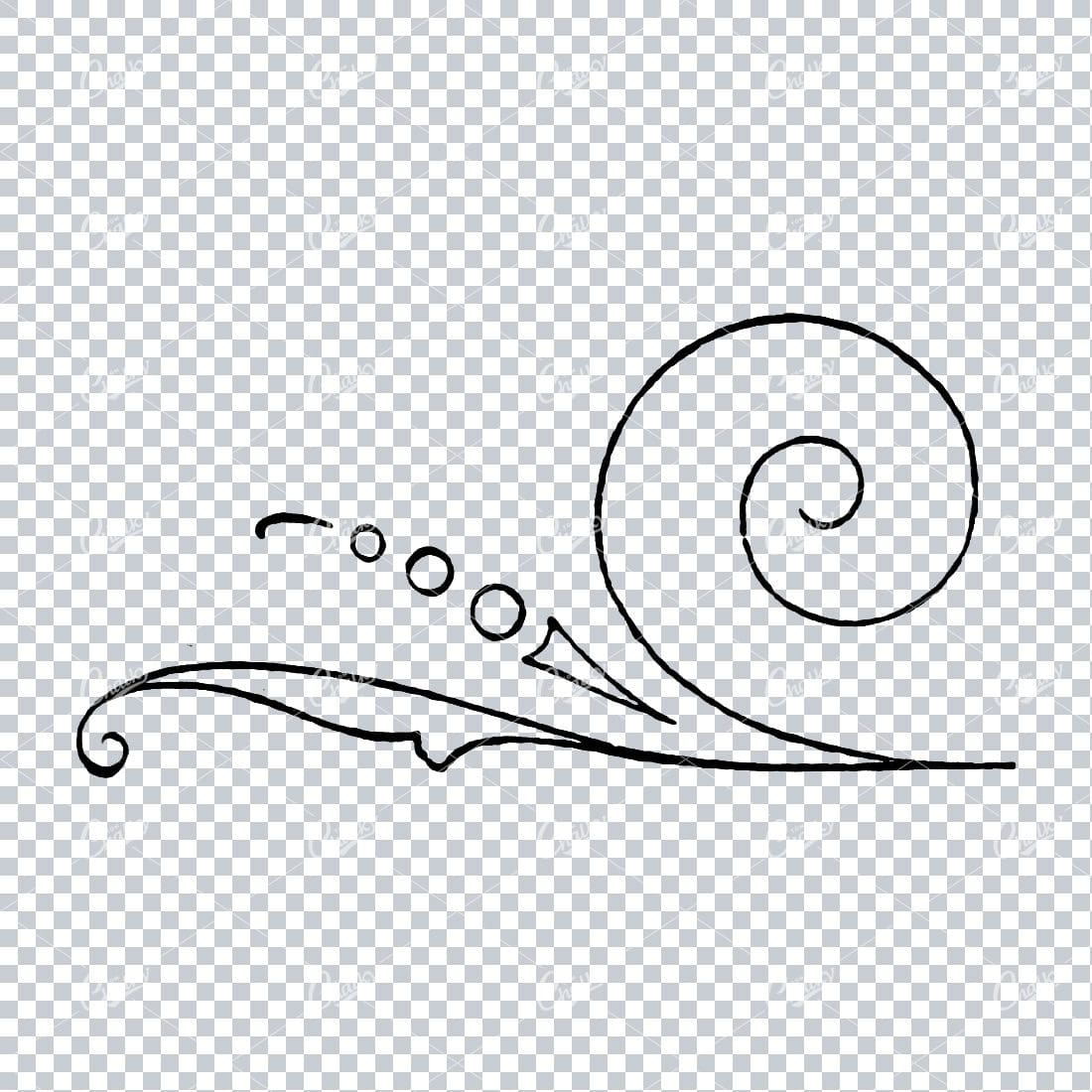 Handcrafted Vintage Border Design Element No.14