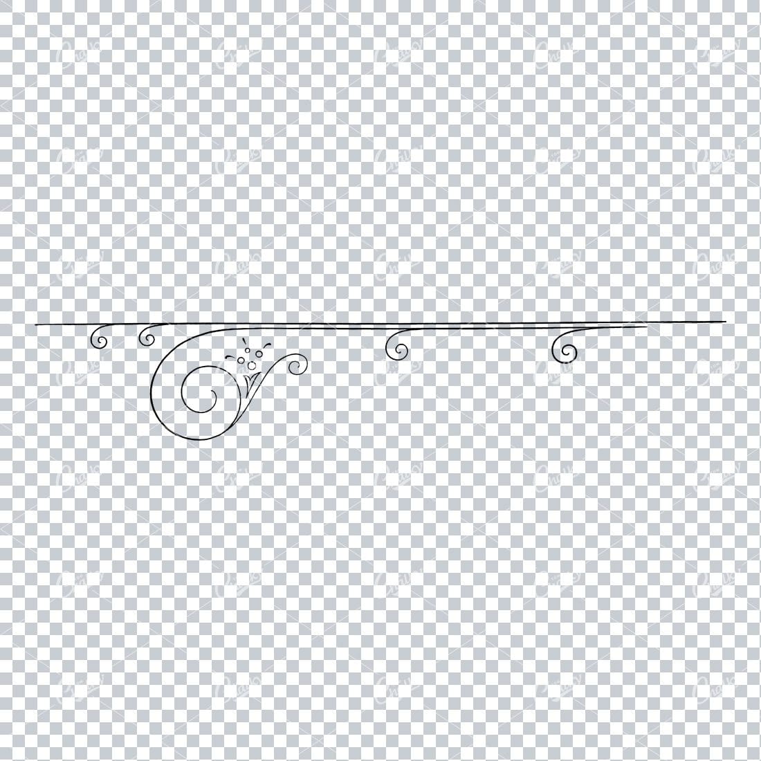 Handcrafted Vintage Border Design Element No.15