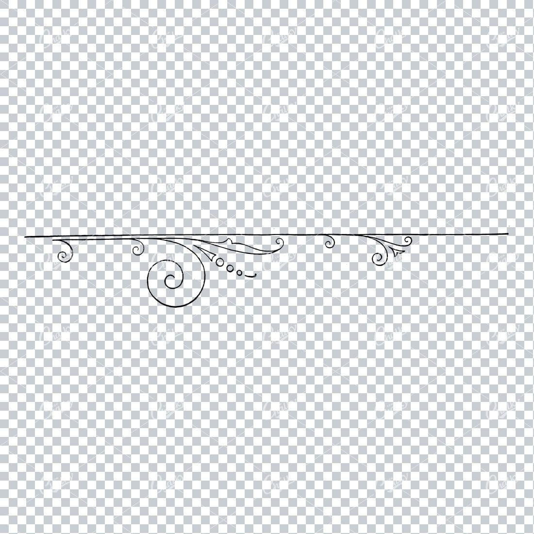 Handcrafted Vintage Border Design Element No.16