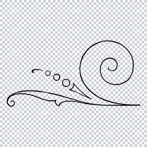 Handcrafted Vintage Border Design Element No.17