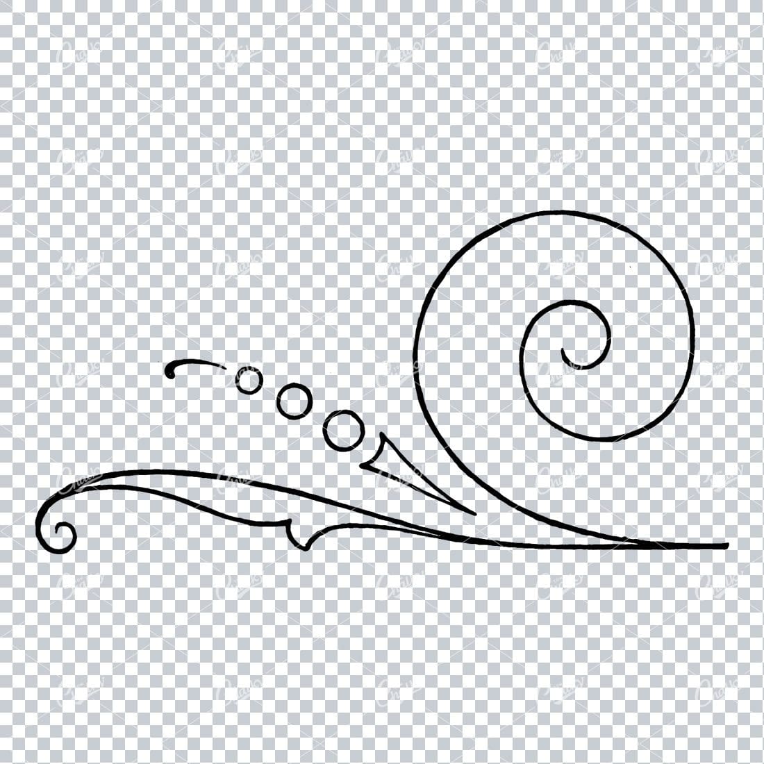Handcrafted Vintage Border Design Element No.17