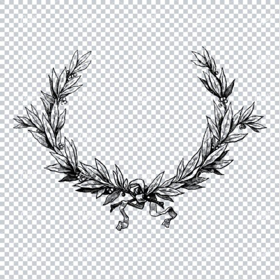 Floral Wreath Illustration No.2