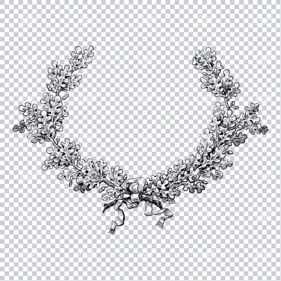 Floral Wreath Illustration No.6