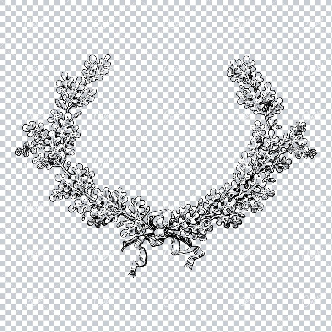 Floral Wreath Illustration No.6