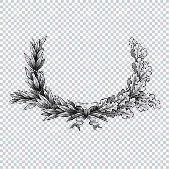 Floral Wreath Illustration No.9