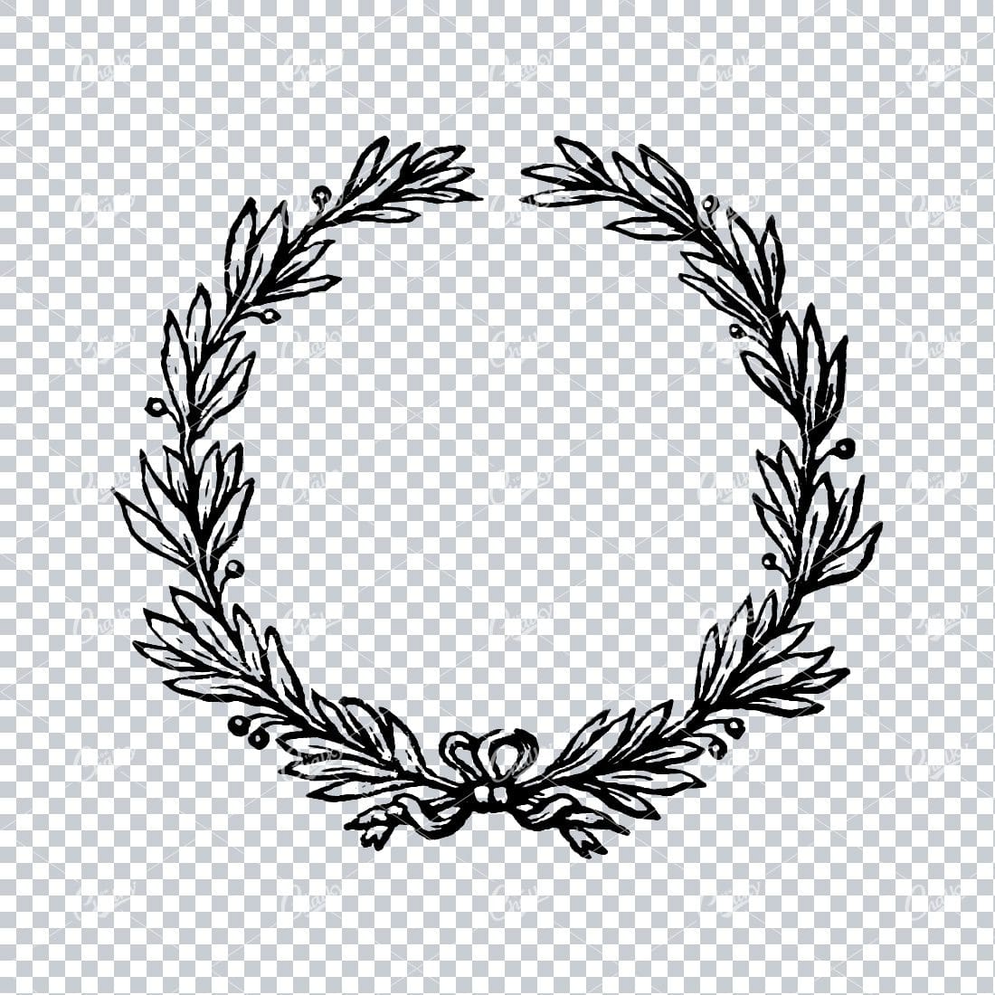 Floral Wreath Illustration No.10