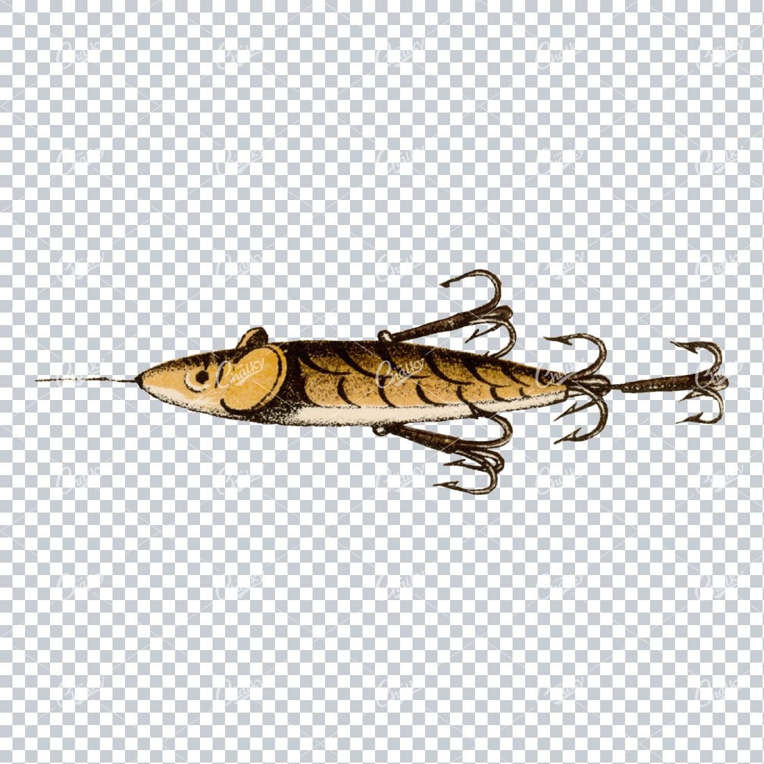 Angling FishingTotnes Minnow Bait Fly Illustration