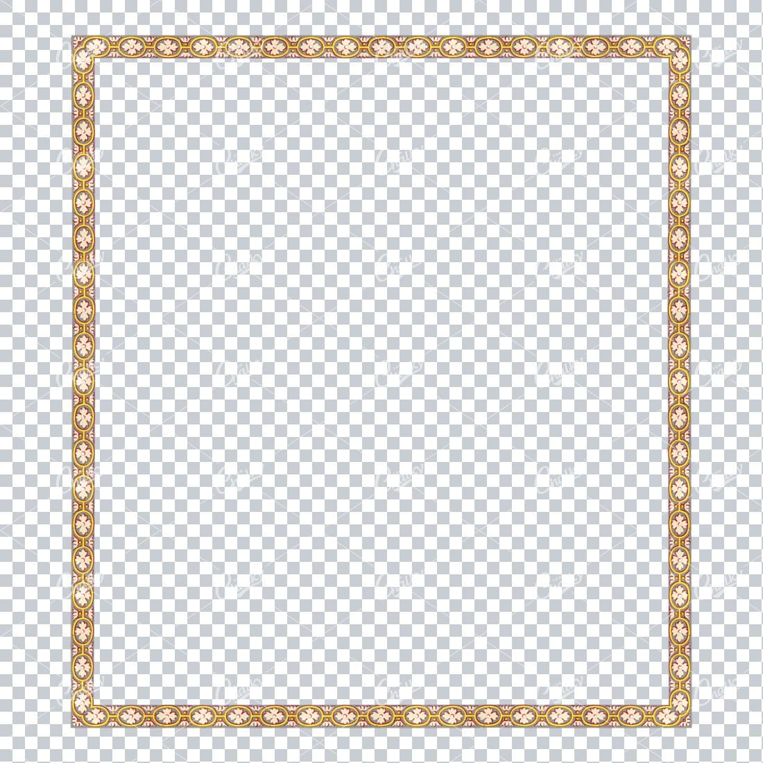 Detailed And Decorative Vintage Border / Frame Design No.1