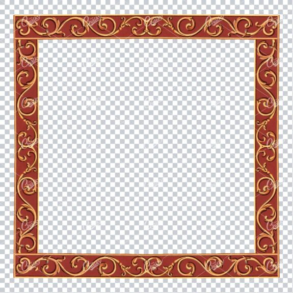 Detailed and Decorative Vintage Border / Frame Design No.6