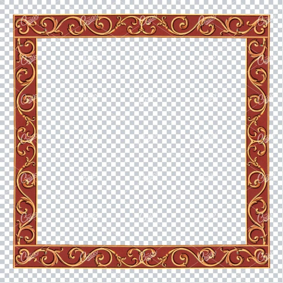Detailed and Decorative Vintage Border / Frame Design No.6