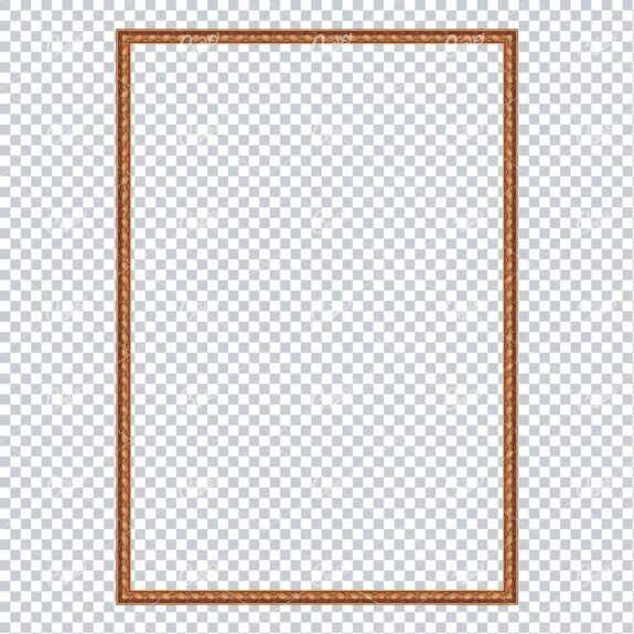 Detailed and Decorative Vintage Border / Frame Design No.7