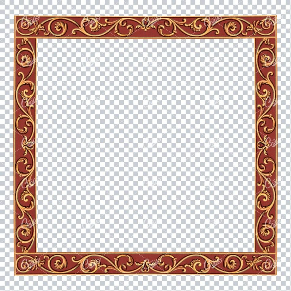 Detailed and Decorative Vintage Border / Frame Design No.8