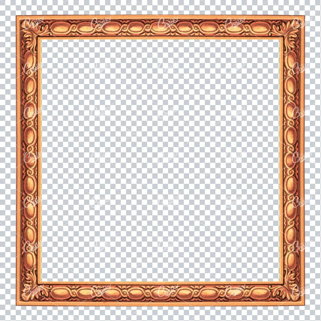 Detailed and Decorative Vintage Border / Frame Design No.9