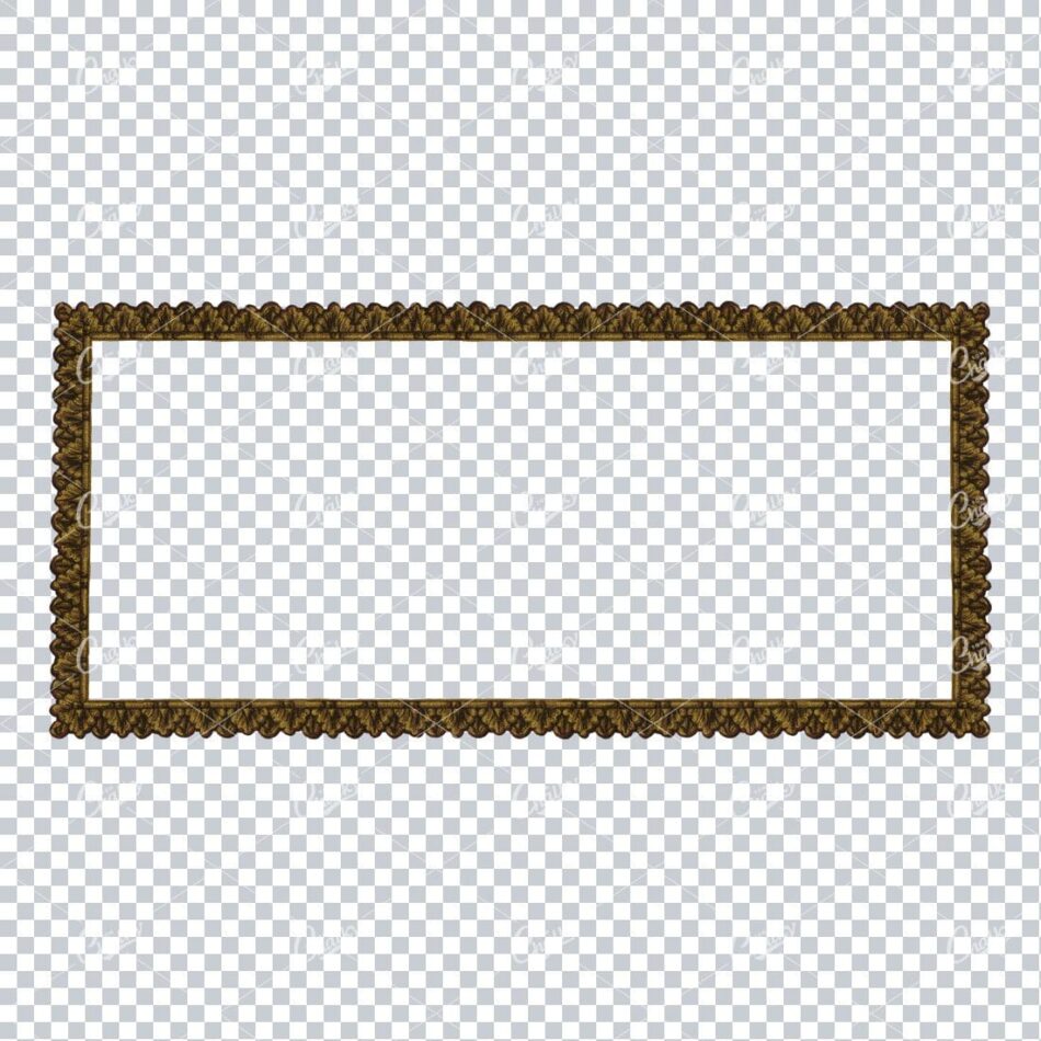 Detailed and Decorative Vintage Border / Frame Design No.14