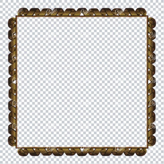 Detailed and Decorative Vintage Border / Frame Design No.15
