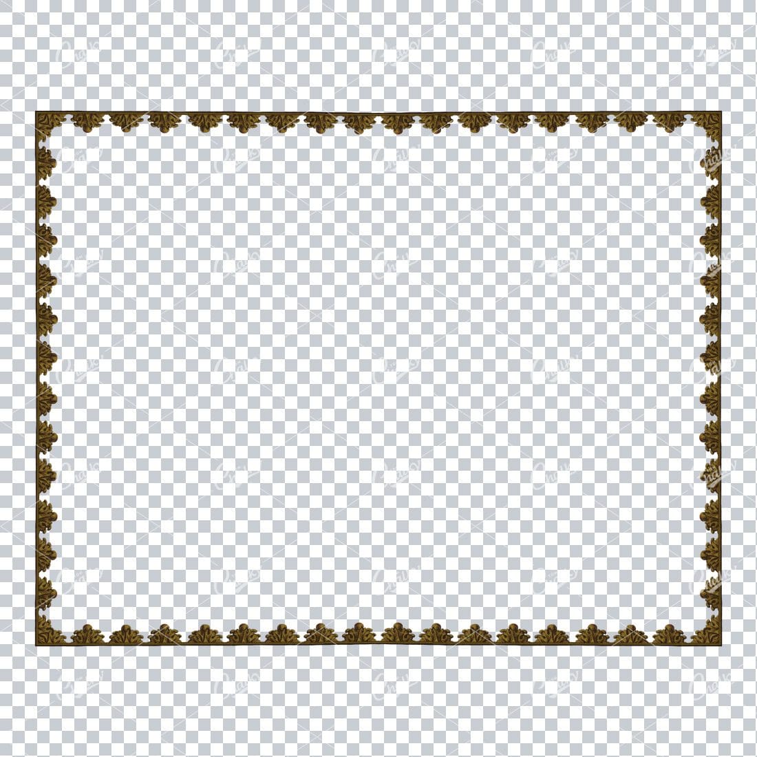 Detailed and Decorative Vintage Border / Frame Design No.17