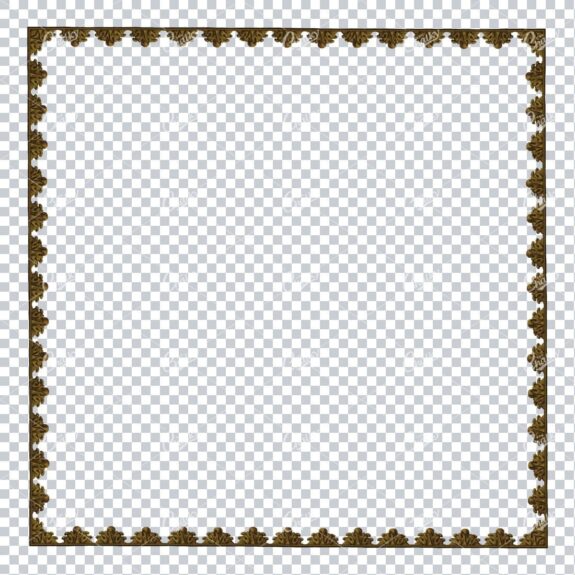 Detailed And Decorative Vintage Border / Frame Design No.18