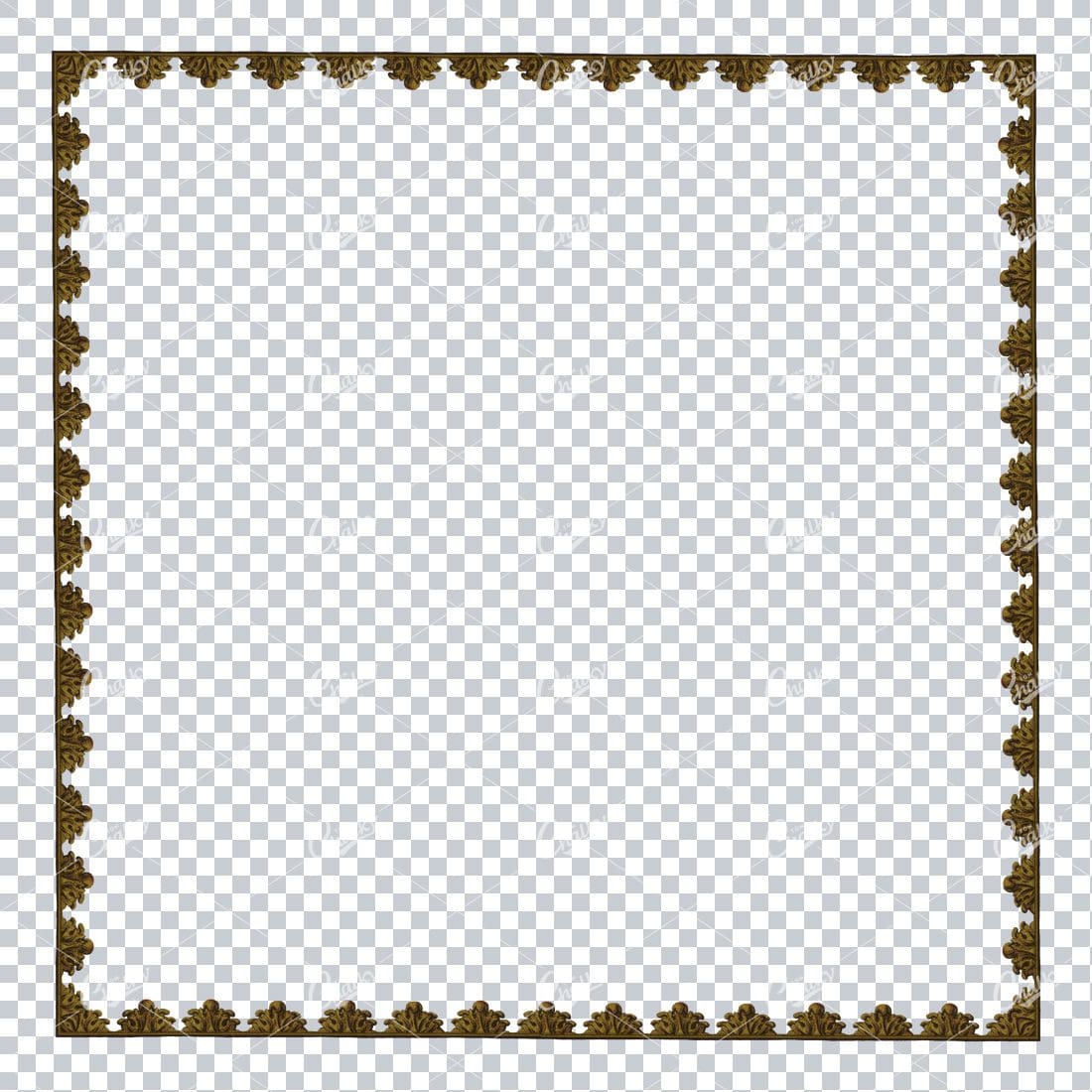 Detailed And Decorative Vintage Border / Frame Design No.18