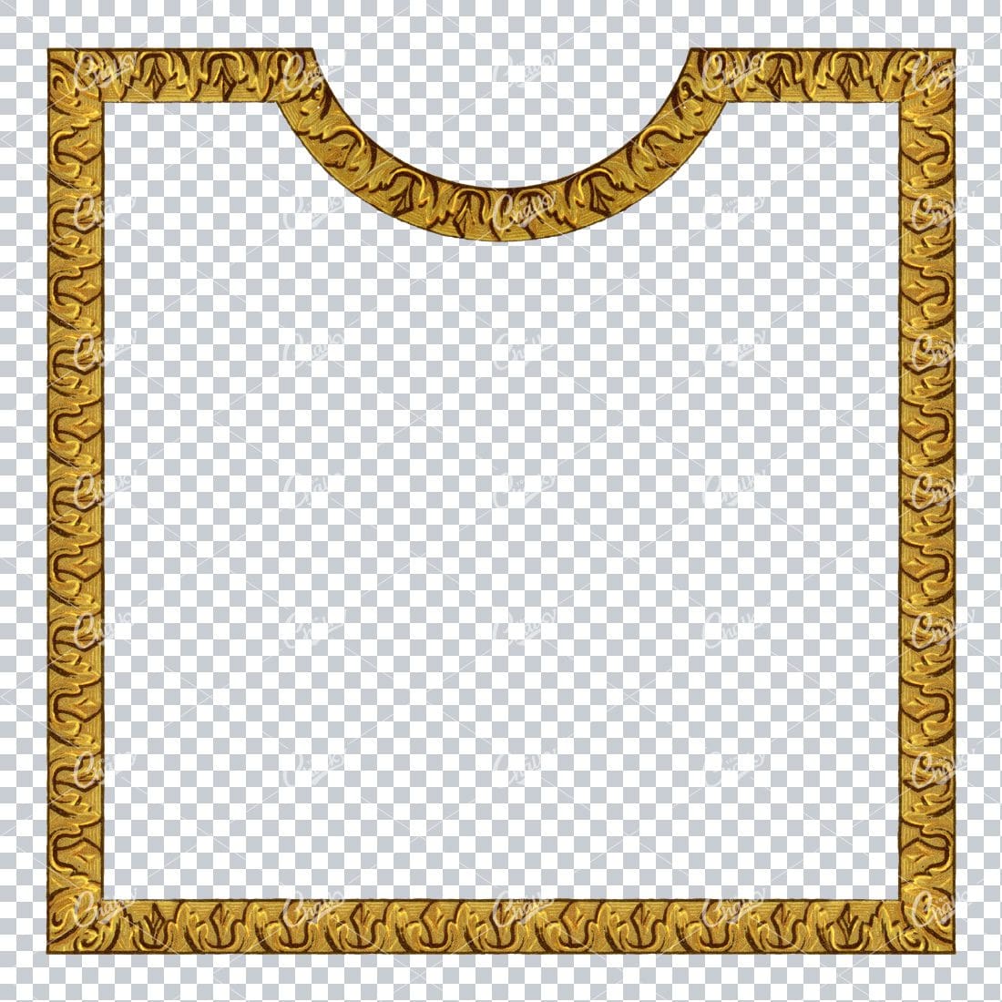 Detailed and Decorative Vintage Border / Frame Design No.21