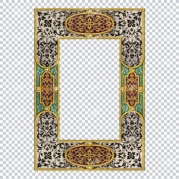 Detailed and Decorative Vintage Border / Frame Design No.27