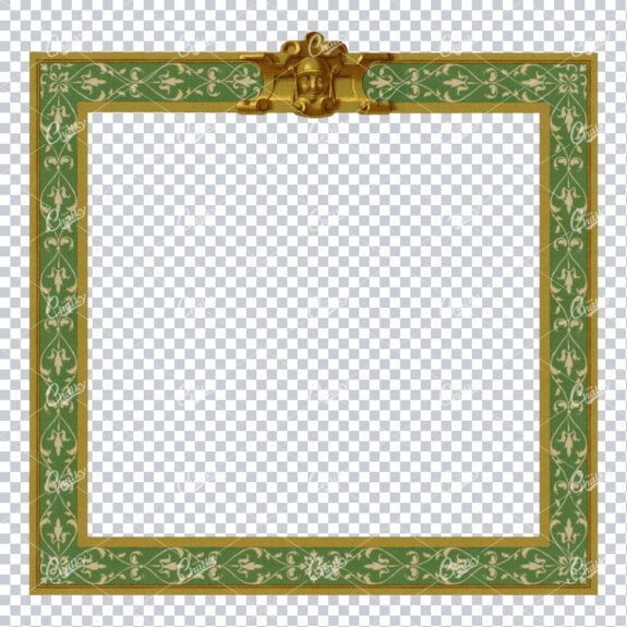 Detailed and Decorative Vintage Border / Frame Design No.28