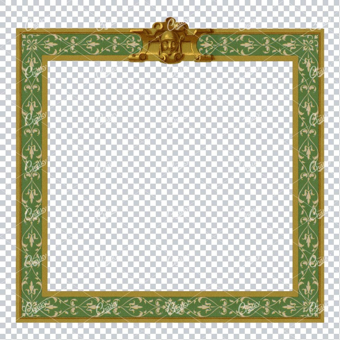 Detailed and Decorative Vintage Border / Frame Design No.28