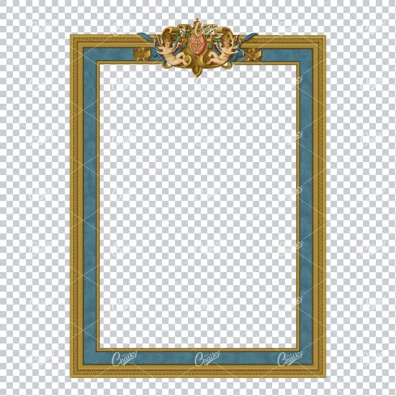 Detailed and Decorative Vintage Border / Frame Design No.29