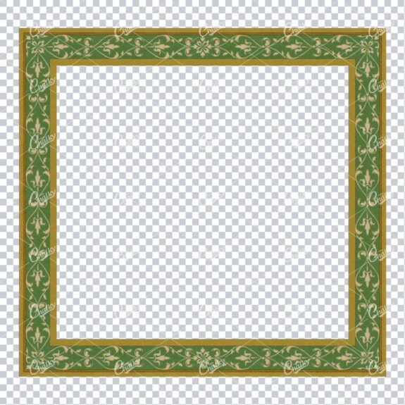 Detailed and Decorative Vintage Border / Frame Design No.30