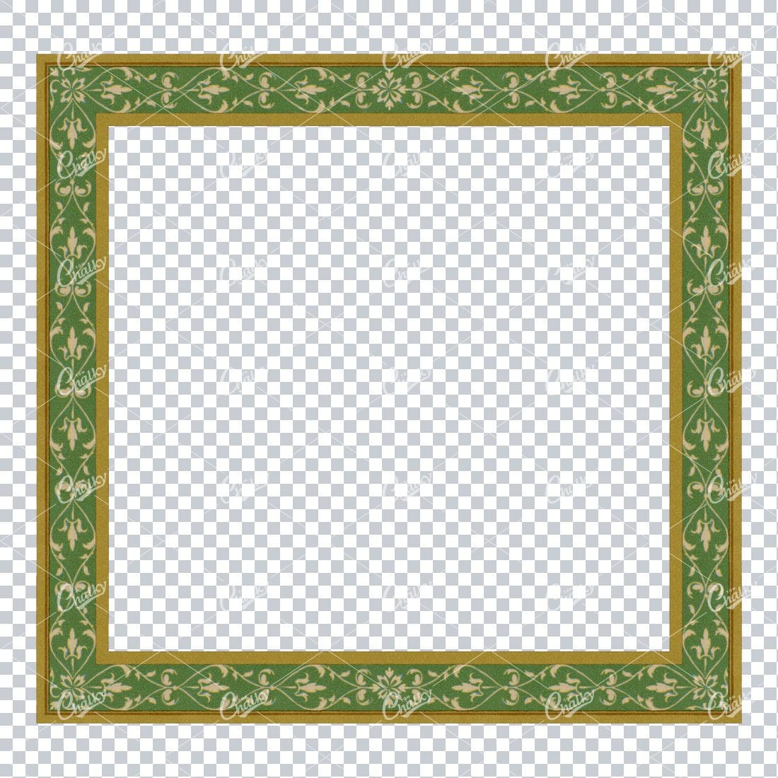 Detailed and Decorative Vintage Border / Frame Design No.30