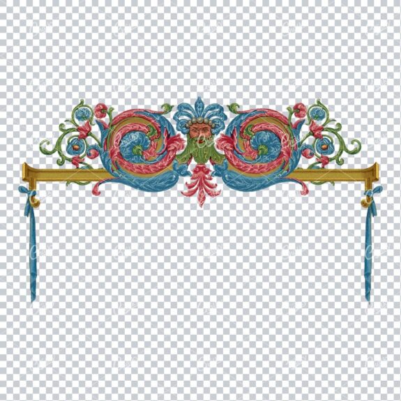 Detailed and Decorative Vintage Border / Frame Design No.31