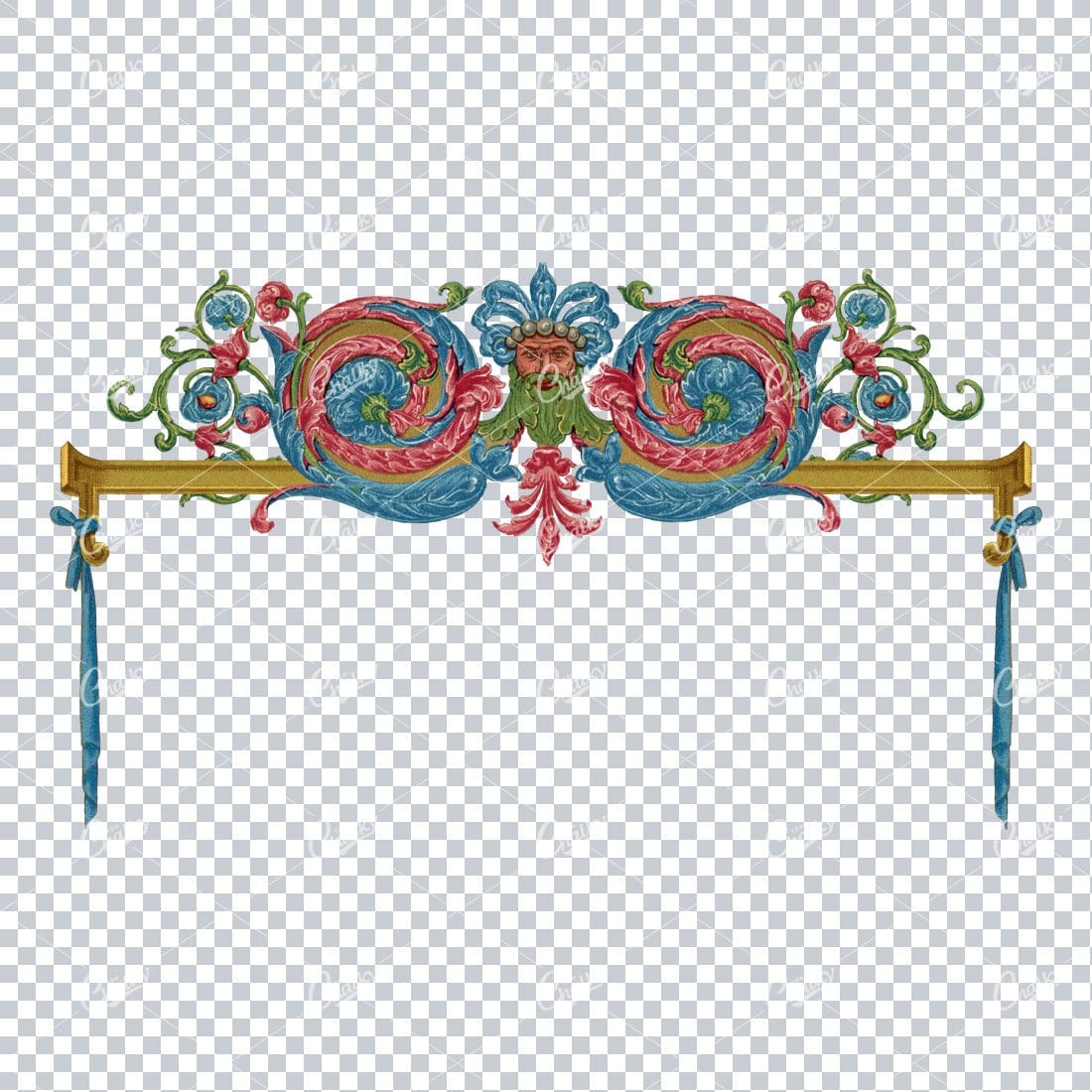 Detailed and Decorative Vintage Border / Frame Design No.31
