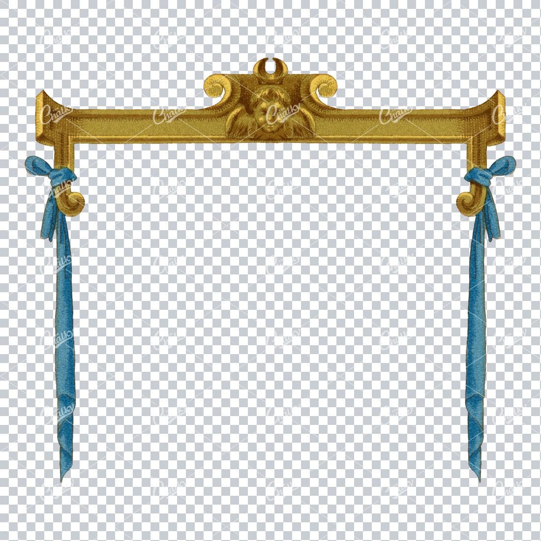 Detailed and Decorative Vintage Border / Frame Design No.34