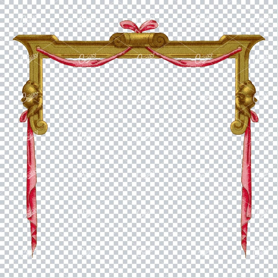 Detailed and Decorative Vintage Border / Frame Design No.35