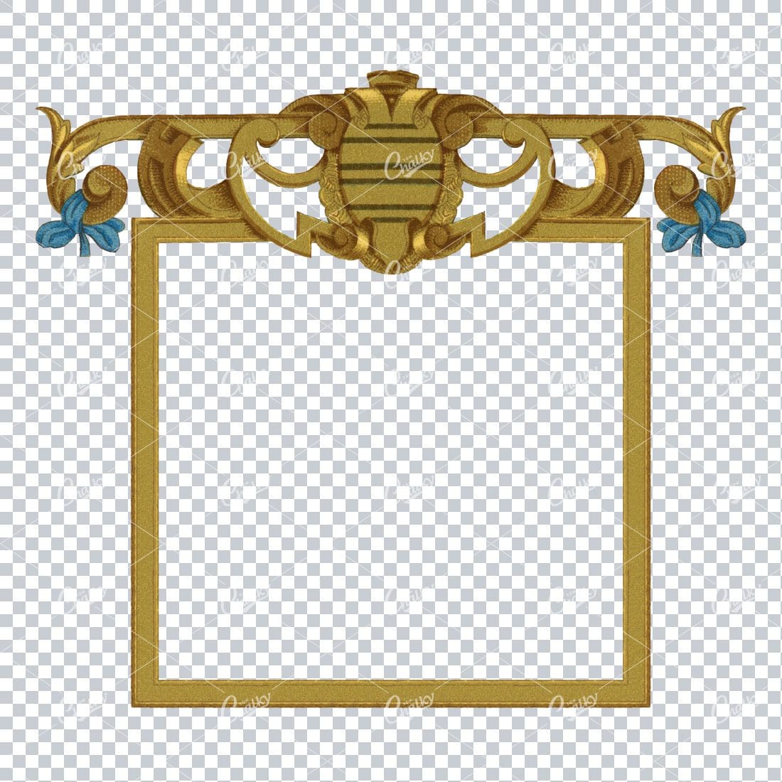 Detailed and Decorative Vintage Border / Frame Design No.37