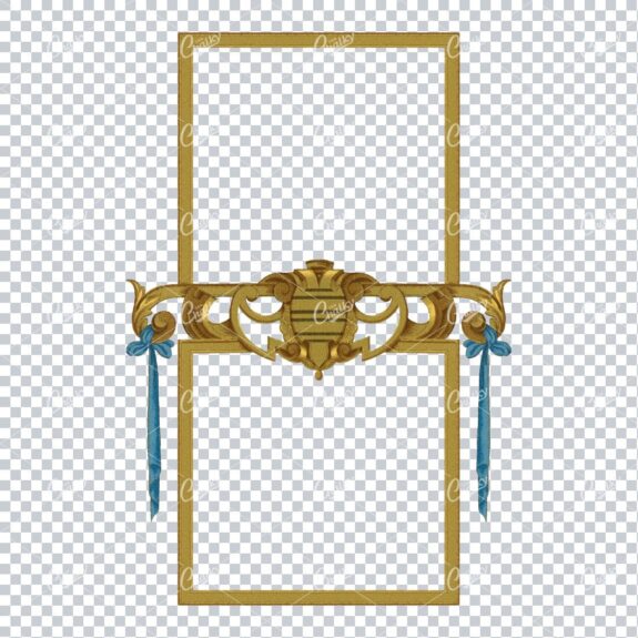 Detailed and Decorative Vintage Border / Frame Design No.38