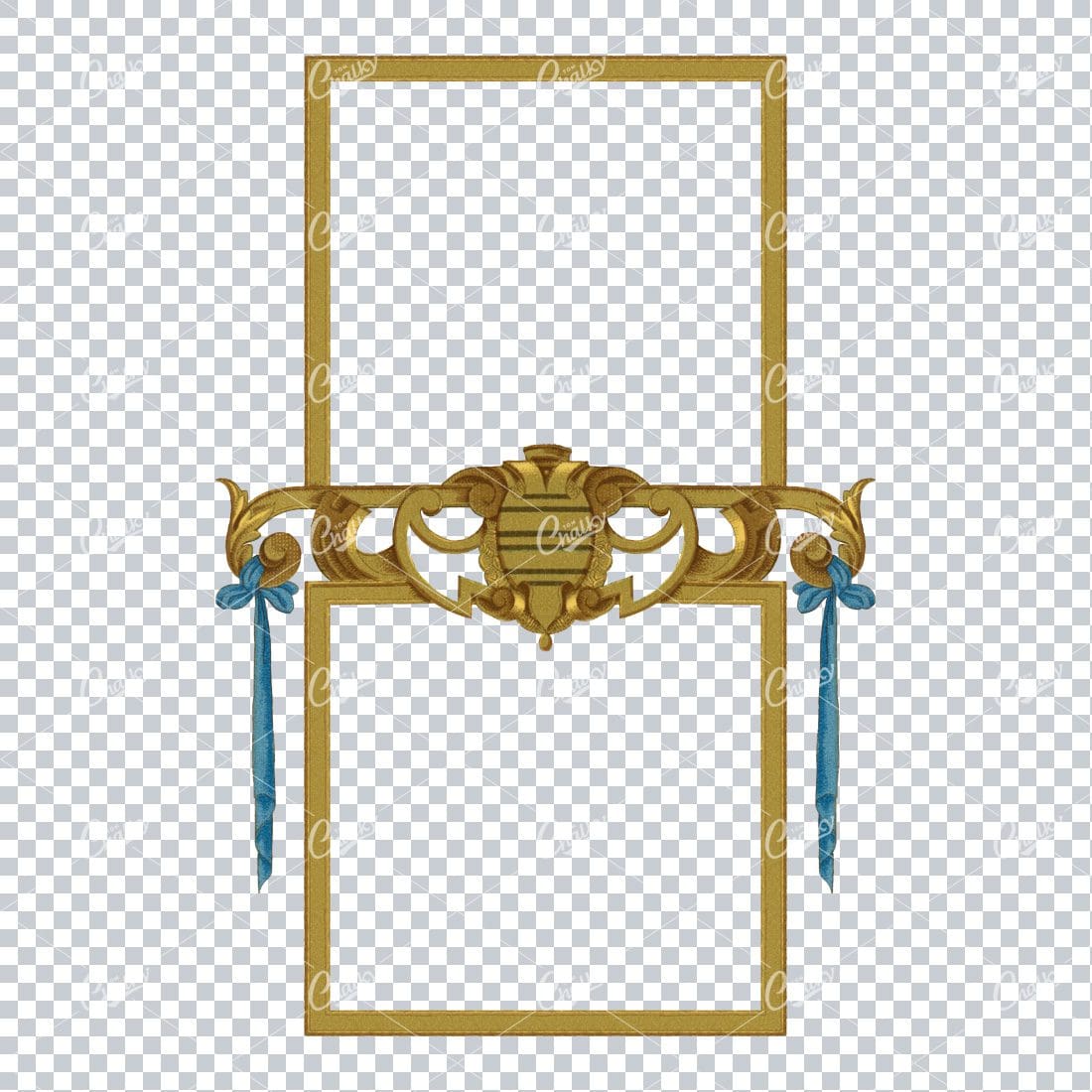 Detailed and Decorative Vintage Border / Frame Design No.38
