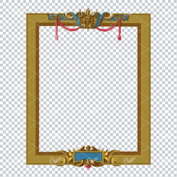 Detailed and Decorative Vintage Border / Frame Design No.39