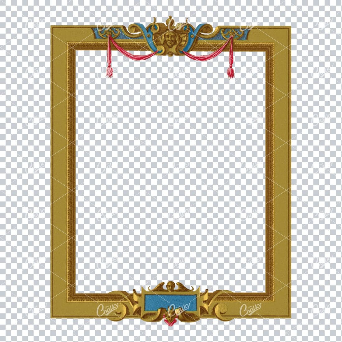 Detailed and Decorative Vintage Border / Frame Design No.39