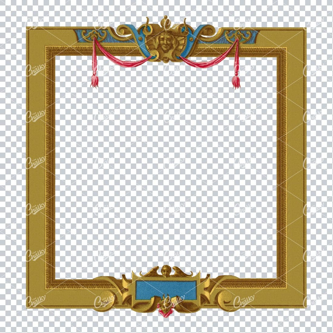 Detailed and Decorative Vintage Border / Frame Design No.40