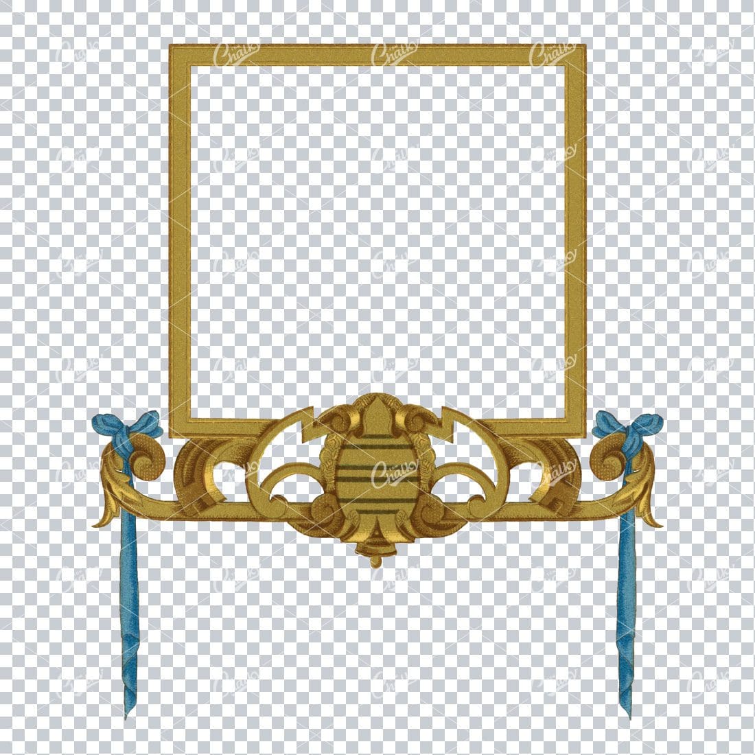 Detailed and Decorative Vintage Border / Frame Design No.41