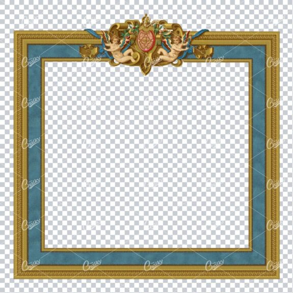 Detailed and Decorative Vintage Border / Frame Design No.43