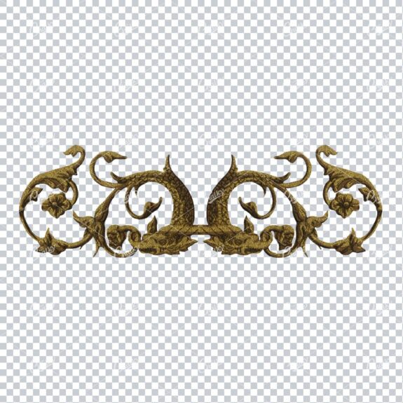 Decorative Gold Design Element No.1