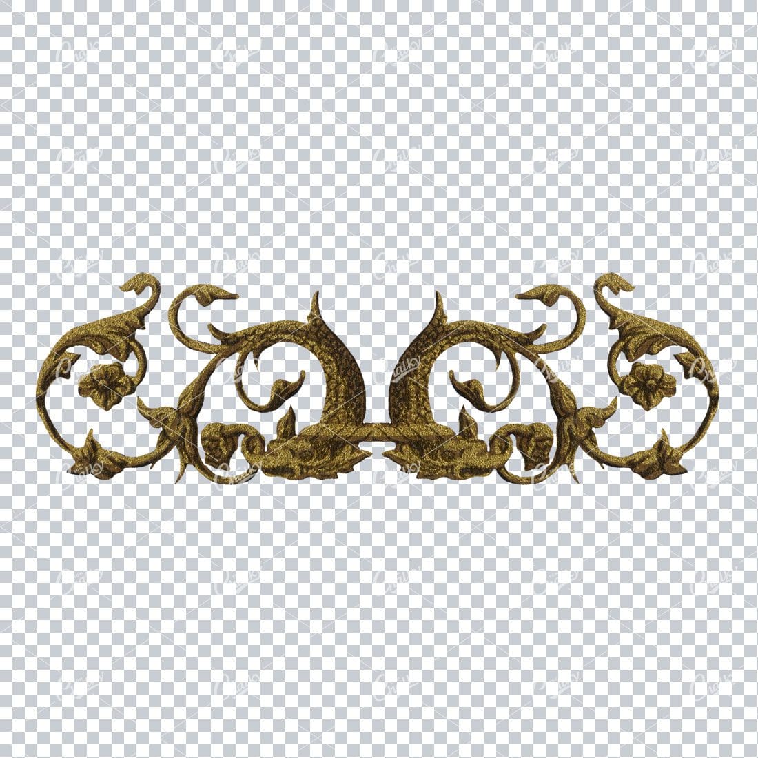 Decorative Gold Design Element No.1