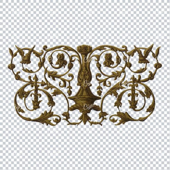 Decorative Gold Design Element No.2