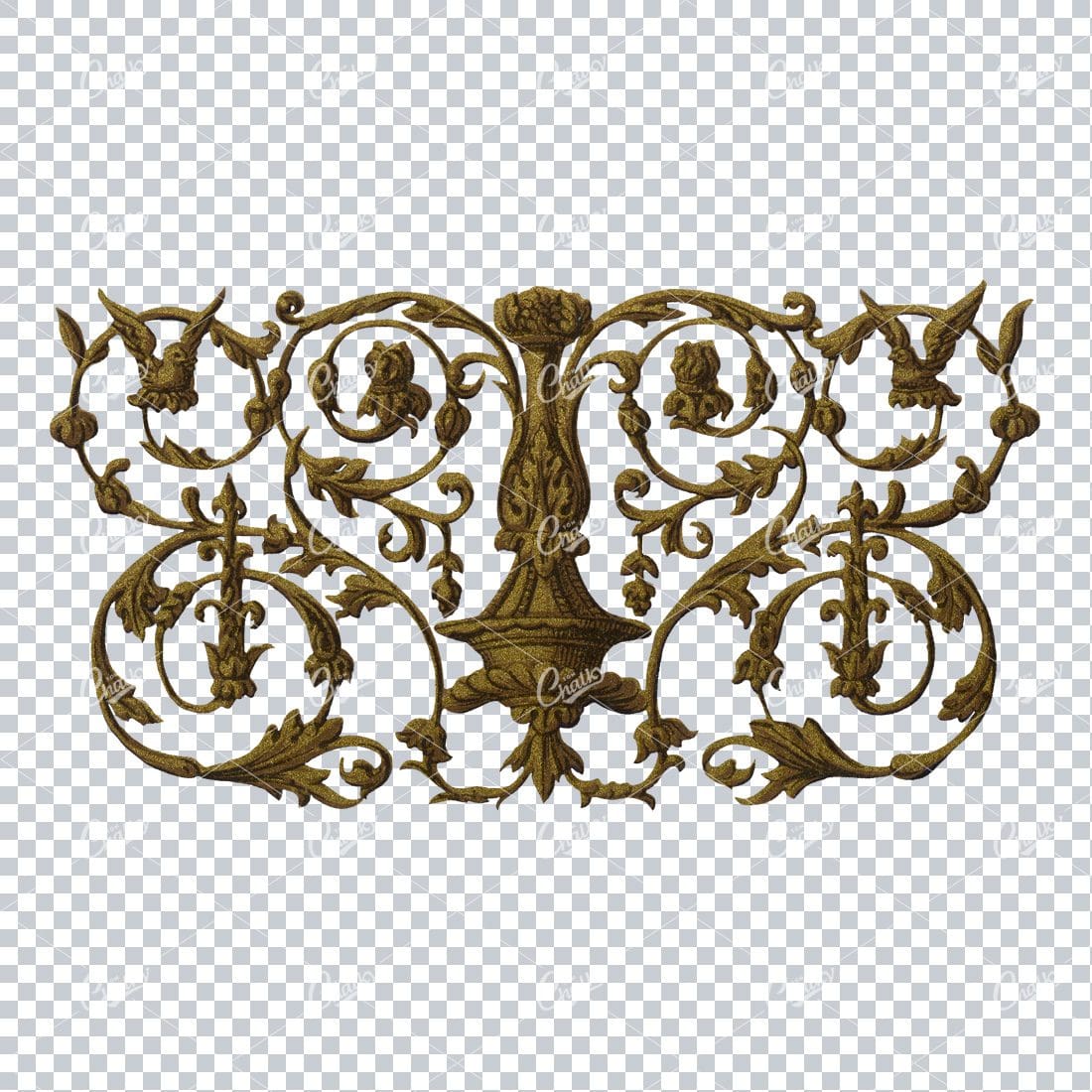 Decorative Gold Design Element No.2