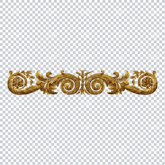 Decorative Gold Design Element No.3