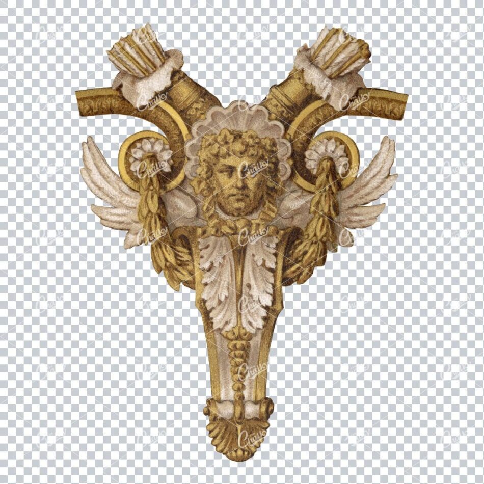 Decorative Gold Design Element No.5