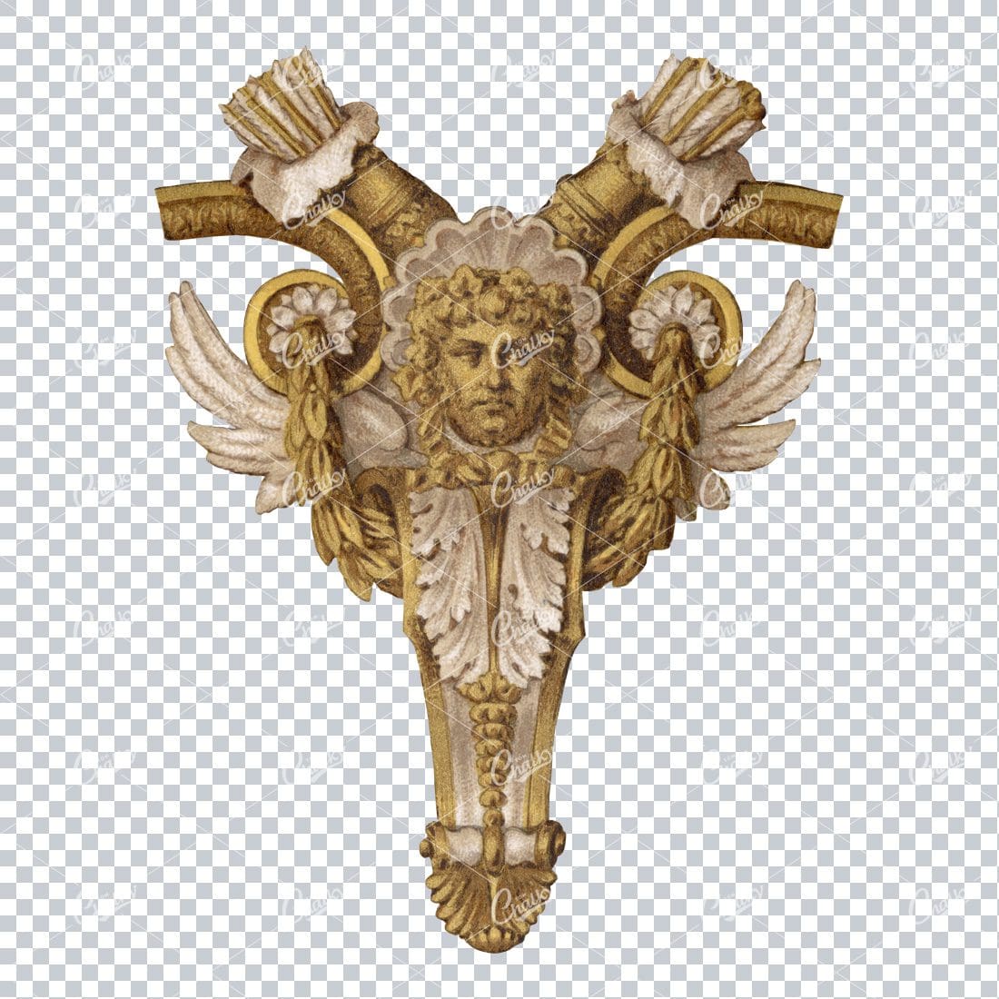 Decorative Gold Design Element No.5